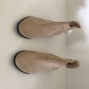 H & M Faux Suede Ankle Booties